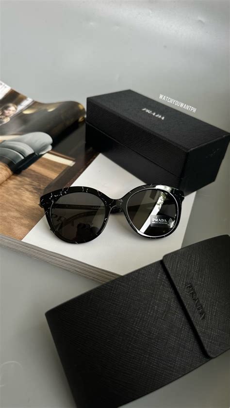 prada round silver sunglasses|prada round sunglasses women.